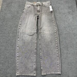 PacSun Jeans Mens 30x32 Gray Baggy Barrel Fit NWT Streetwear